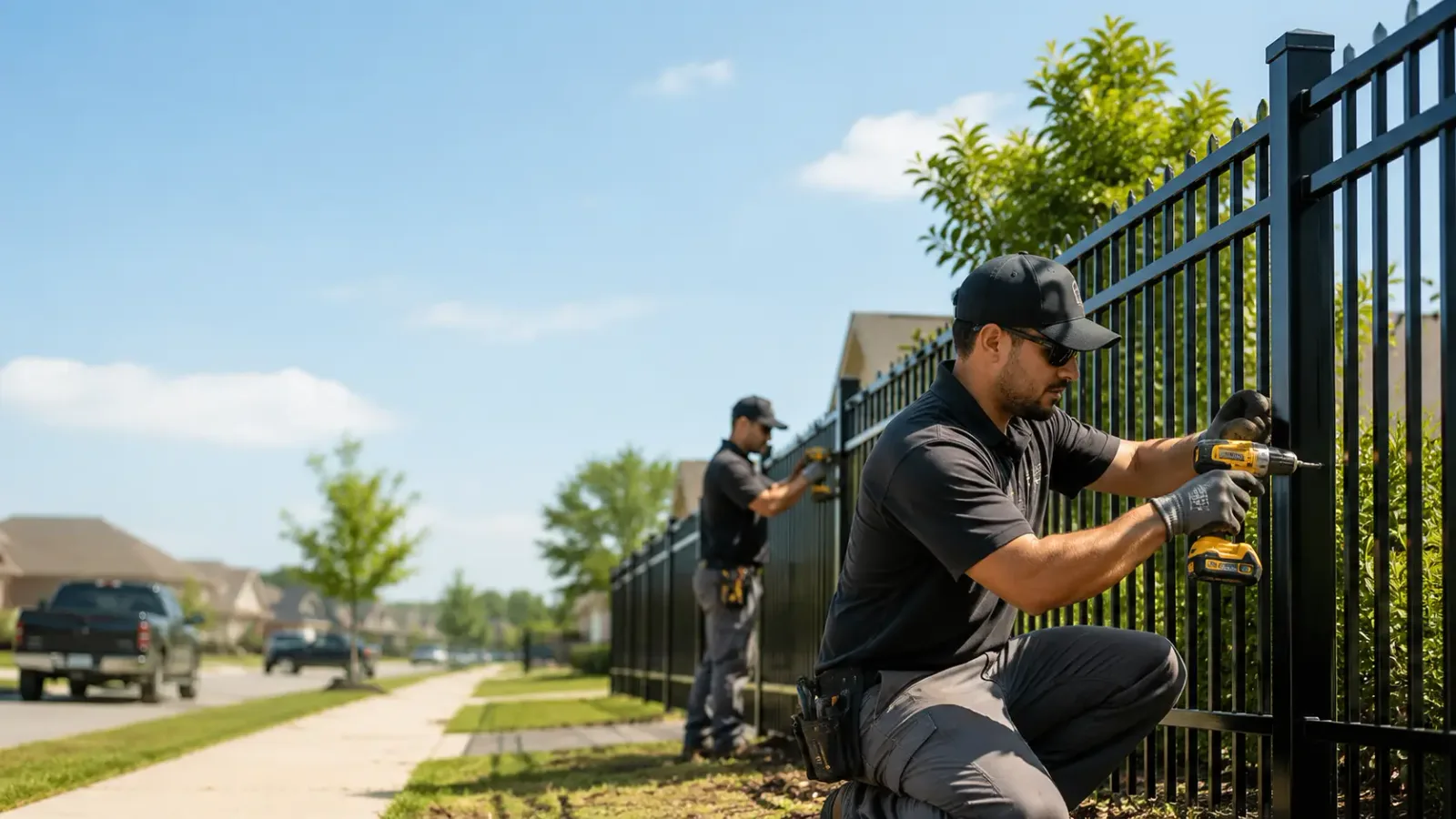 Metal Fence Installation in Valley View, TX